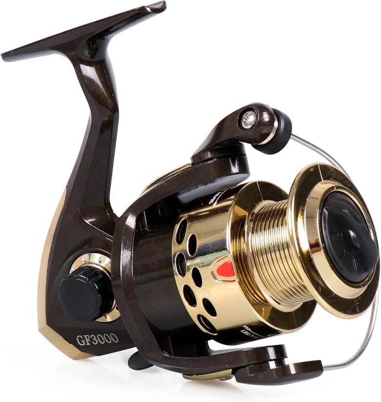 Spinning Fishing Reel for Freshwater Saltwater Fishing, Anti-Reverse with Front-Adjustable Drag - Image 2
