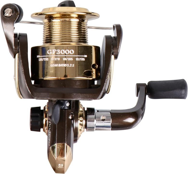 Spinning Fishing Reel for Freshwater Saltwater Fishing, Anti-Reverse with Front-Adjustable Drag - Image 3